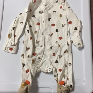 Thanksgiving baby onesie